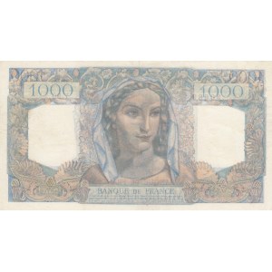 France, 1000 Francs, 1945, XF, p130a