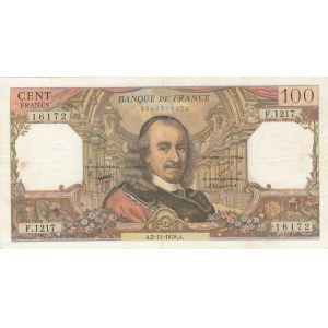 France, 100 Francs, 1978, XF (+), p149