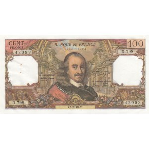 France, 100 Francs, 1944, AUNC, p149d