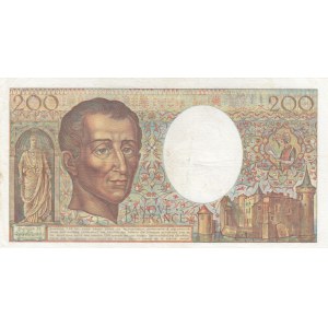France, 200 Francs, 1986, XF, p154b