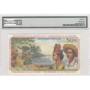 French Antilles, 50 New Francs, 1963, UNC, p6a