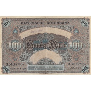 Germany, Bavarian, 1900, VF, Ps922