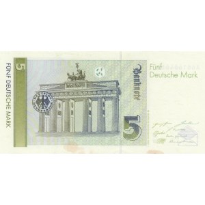 Germany, 5 Mark, 1991, UNC, p37a