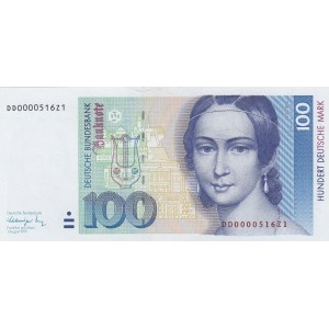 Germany, 100 Mark, 1991, UNC, p41b