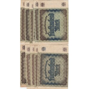 Germany, 5000 Mark, 1922, XF, p81, (Total 12 banknotes)
