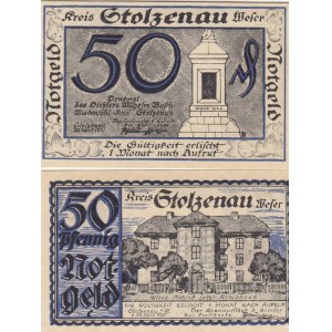 Germany, Notgeld, 50 Pfennig, 1921, UNC, (Total 2 banknotes)