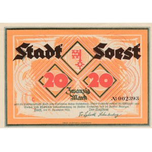 Germany, Notgeld, 20 Mark, 1922, UNC