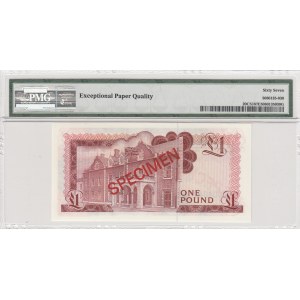 Gibarltar, 1 pound, 1975, UNC, p20, SPECİMEN