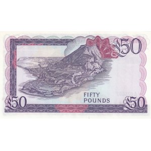 Gibraltar, 50 Pounds, 1986, UNC, p24