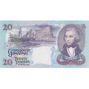 Gibraltar, 20 Pounds, 1995, UNC, p27