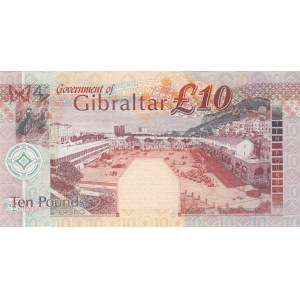 Gibraltar, 10 Pounds, 2002, UNC, p30