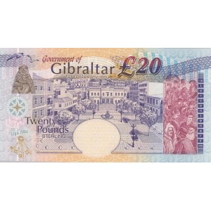 Gibraltar, 20 Pounds, 2004, UNC, p31