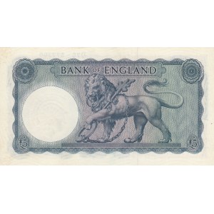 Great Britain, 5 Pound, 1957-1961, UNC, p371