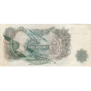Great Britain, 1 Pound, 1960, XF, p374a, ERROR