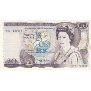 Great Britain, 20 Pounds, 1981, AUNC, p380c