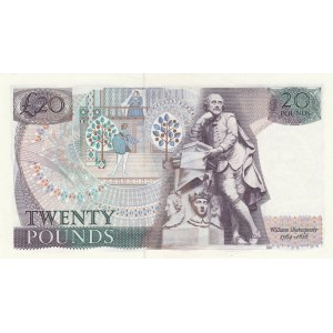 Great Britain, 20 Pounds, 1988, UNC, p380e