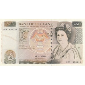 Great Britain, 50 Pounds, 1988, UNC, p381b