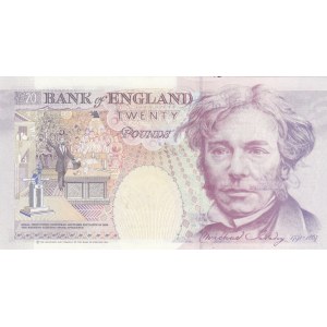 Great Britain, 20 Pounds, 1991, UNC, p384a