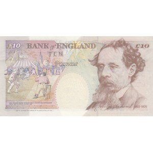 Great Britain, 10 Pounds, 1993, UNC, p386a