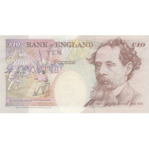 Great Britain, 10 Pounds, 1993, UNC, p386a