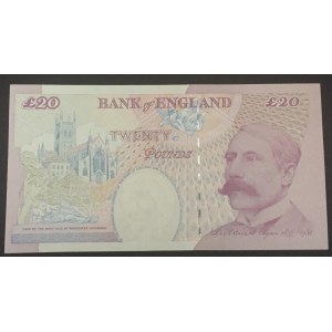 Great Britain, 20 Pounds, 1999, UNC, p390a