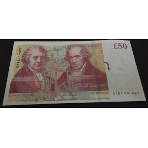 Great Britain, 50 Pounds, 2011, UNC, p393a