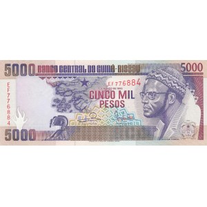 Guinea-Bissau, 5000 Francs, 1993, UNC, p14b