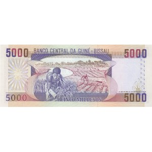 Guinea-Bissau, 5000 Francs, 1993, UNC, p14b