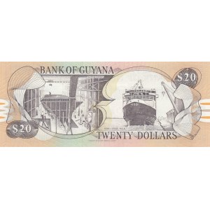 Guyana, 20 Dollars, 2009, UNC, p30e