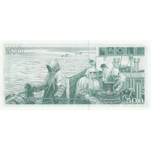 Iceland, 500 Kronur, 1961, UNC, p45