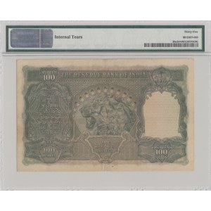 İndia, 100 rupees, 1943, VF, p20e
