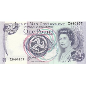 Isle of Man, 1 Pound, 1983, UNC, p40b