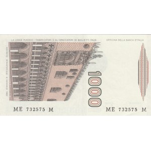 Italy, 1000 Lire, 1982, UNC, p109