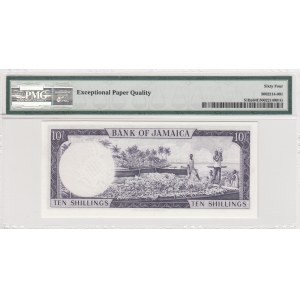 Jamaica, 10 Shillings, 1964, UNC, p51Bb