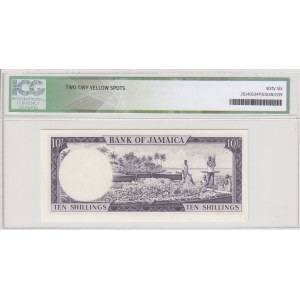 Jamaica, 10 Shillings, 1964, UNC, p51Bc