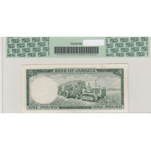 Jamaica, 1 Pound, 1964, AUNC, p51Cd