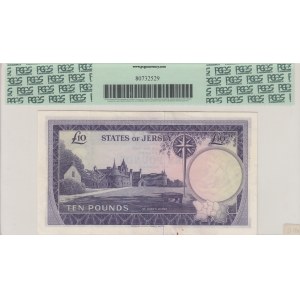 Jersey, 10 Pounds, 1972, AUNC, p10a