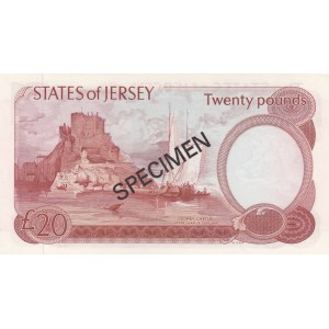 Jersey, 20 Pounds, 1978, UNC, p14s, SPECİMEN