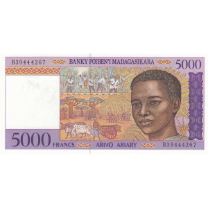 Madagascar, 5000 Francs, 1995, UNC, p78