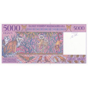 Madagascar, 5000 Francs, 1995, UNC, p78
