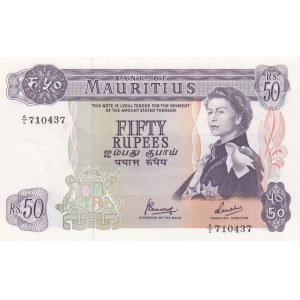 Mauritius, 50 Rupees, 1967, UNC, p33c