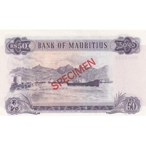 Mauritius, 50 Rupees, 1967, UNC, p33c, SPECIMEN