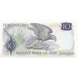 New Zealand, 10 Dollars, 1977, UNC, p166d, REPLACEMENT