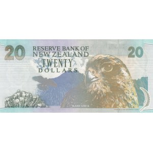 New Zealand, 20 Dollars, 1992, XF / AUNC, p179a, REPLACEMENT