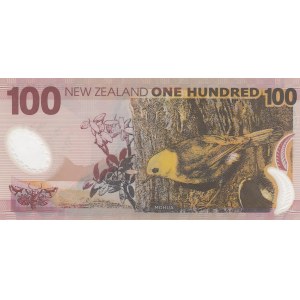 New Zealand, 100 Dollars, 2008, UNC, p189b
