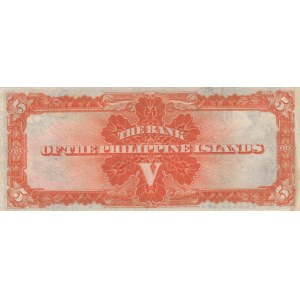 Philippines, 5 Pesos 1920, XF, p13