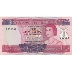 Solomon İslands, 10 Dollars, 1977, UNC, p7a