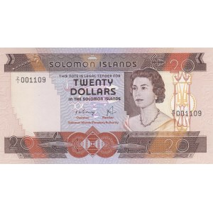 Solomon Islands, 20 Dollars, 1981, UNC, p8, REPLACEMENT