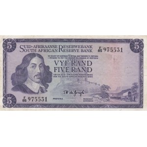 South Africa, 5 Rand, 1967-1974, XF, p112b