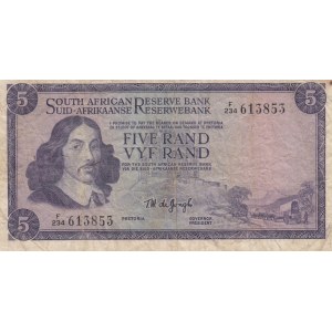 South Africa Republic, 5 Rand, 1967-1974, VF, p112b